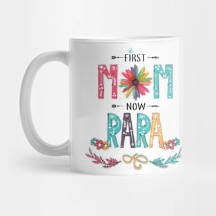 First Mom Now Rara Wildflowers Happy Mothers Day Mug